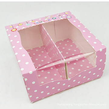 Custom Cute PVC Window Baby Shoes Packaging Boxes